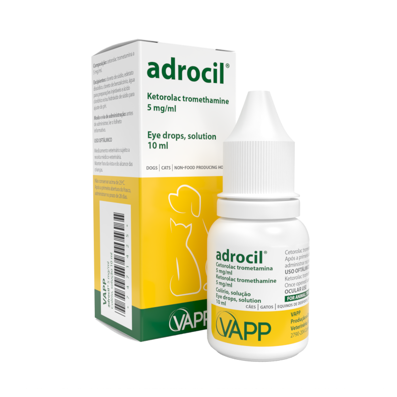 Adrocil 5 mg/ml Eye drops, 10 ml