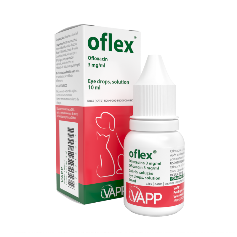 Oflex 3 mg/ml Eye drops, 10 ml